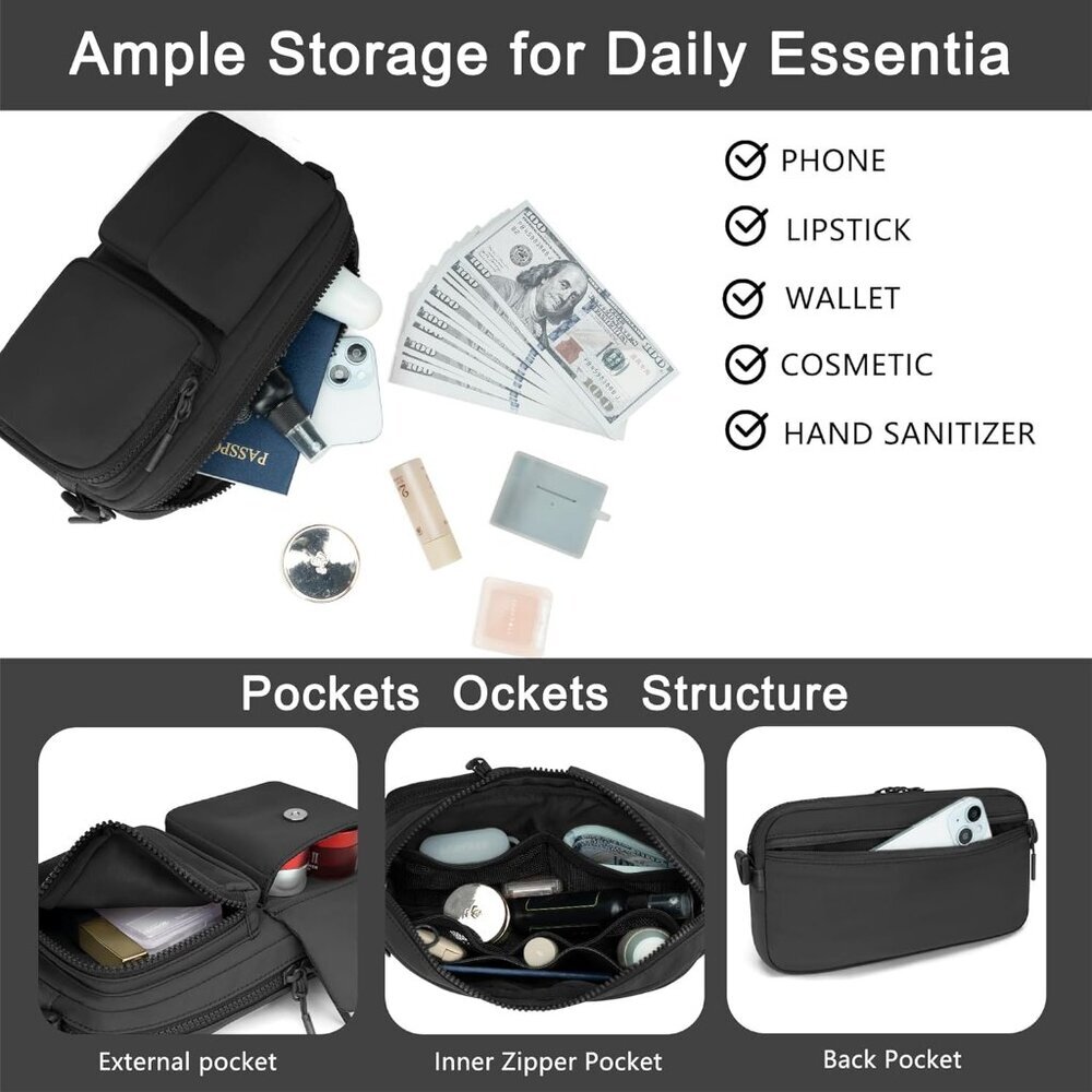 Versatile Adjustable Strap Crossbody Bag - Perfec… - image 4